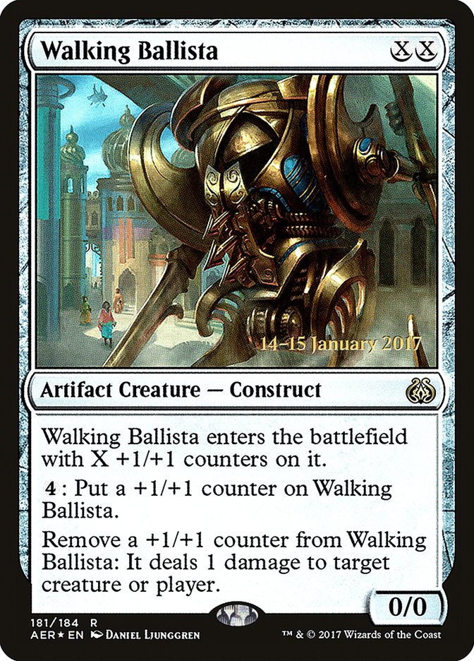 Walking Ballista [Aether Revolt Prerelease Promos] | Dragon's Lair Comics and Fantasy Houston TX