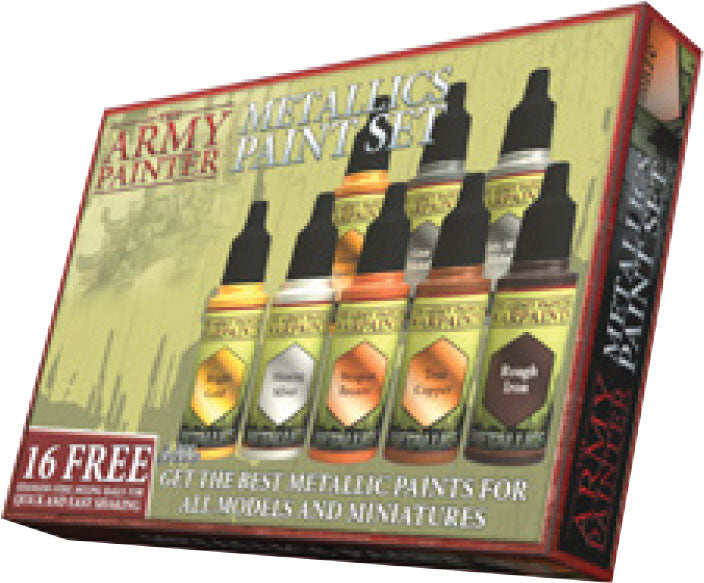 Army Painter Warpaints: Metallics Paint Set | Dragon's Lair Comics and Fantasy Houston TX