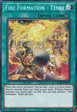 Fire Formation - Tenki [FIGA-EN028] Secret Rare | Dragon's Lair Comics and Fantasy Houston TX