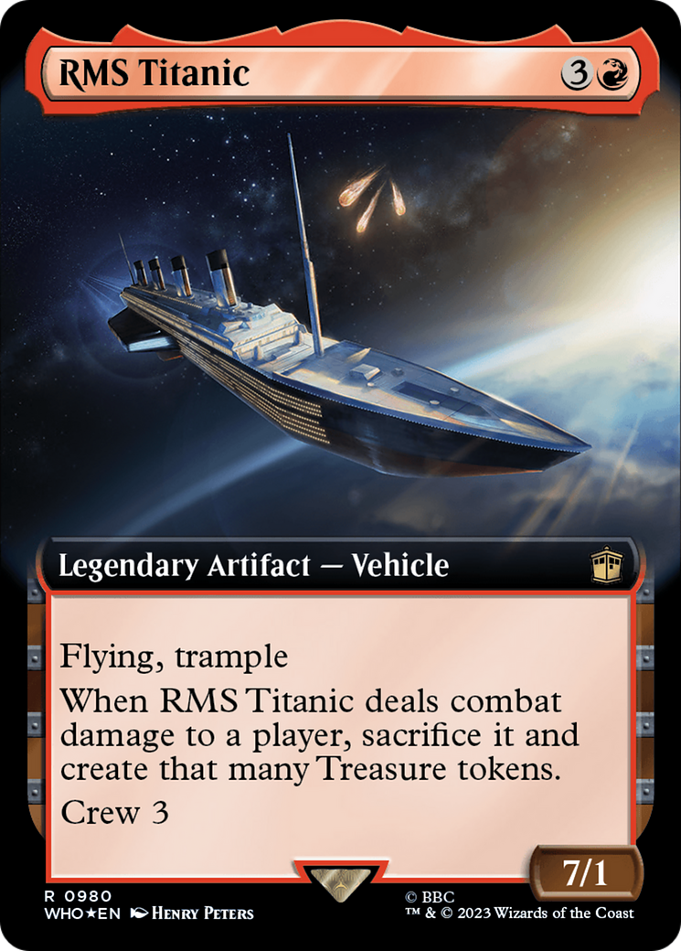 RMS Titanic (Extended Art) (Surge Foil) [Doctor Who] | Dragon's Lair Comics and Fantasy Houston TX