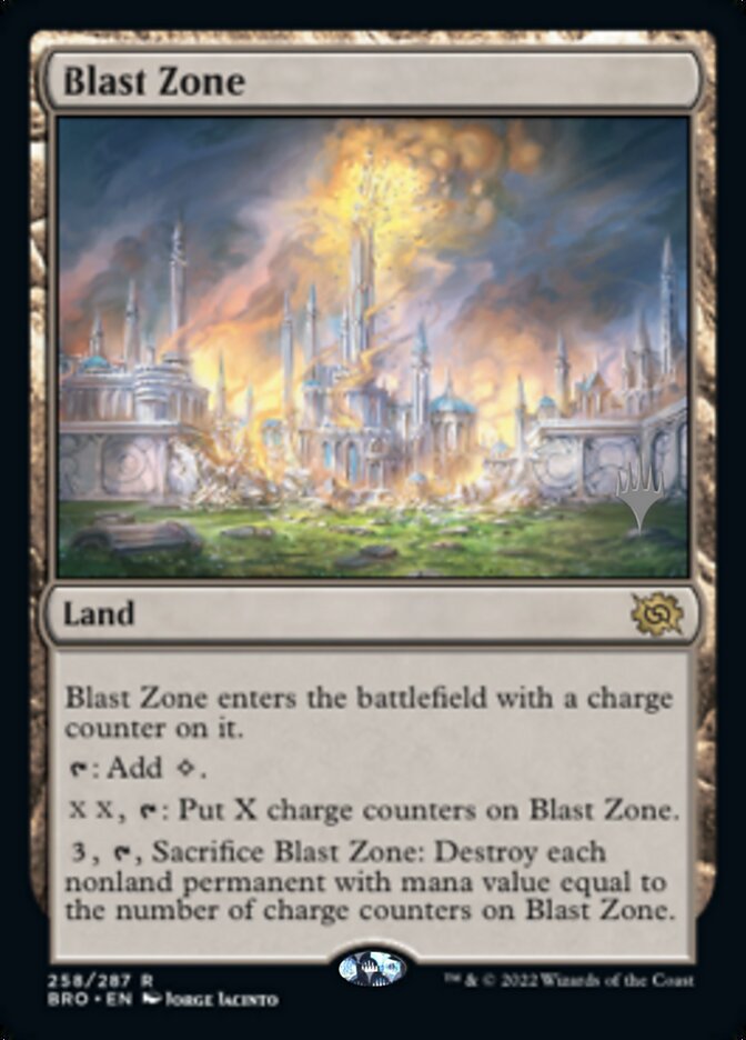 Blast Zone (Promo Pack) [The Brothers' War Promos] | Dragon's Lair Comics and Fantasy Houston TX