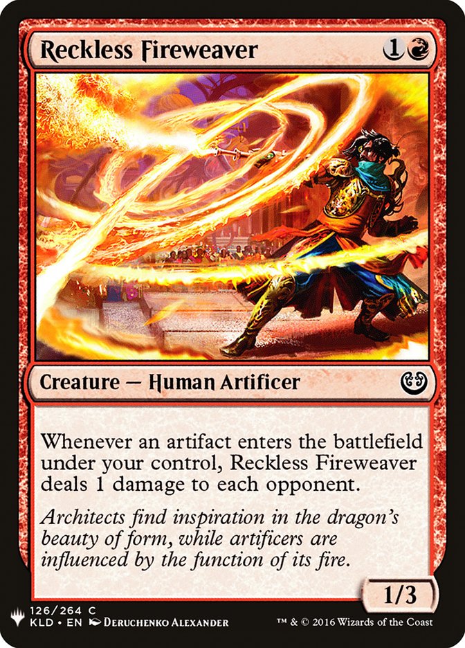 Reckless Fireweaver [Mystery Booster] | Dragon's Lair Comics and Fantasy Houston TX