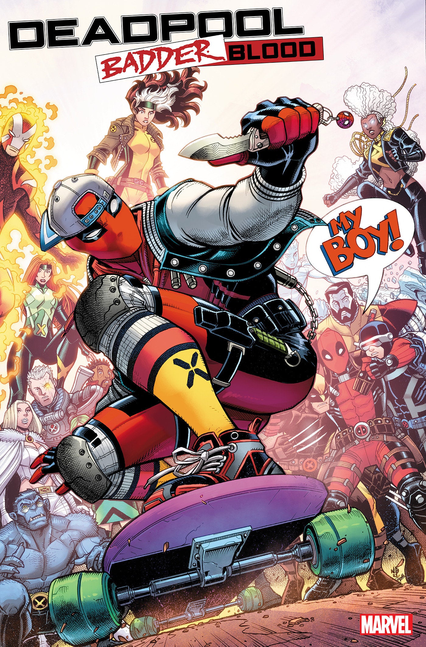 Deadpool: Badder Blood 5 Nick Bradshaw New Champions Variant | Dragon's Lair Comics and Fantasy Houston TX