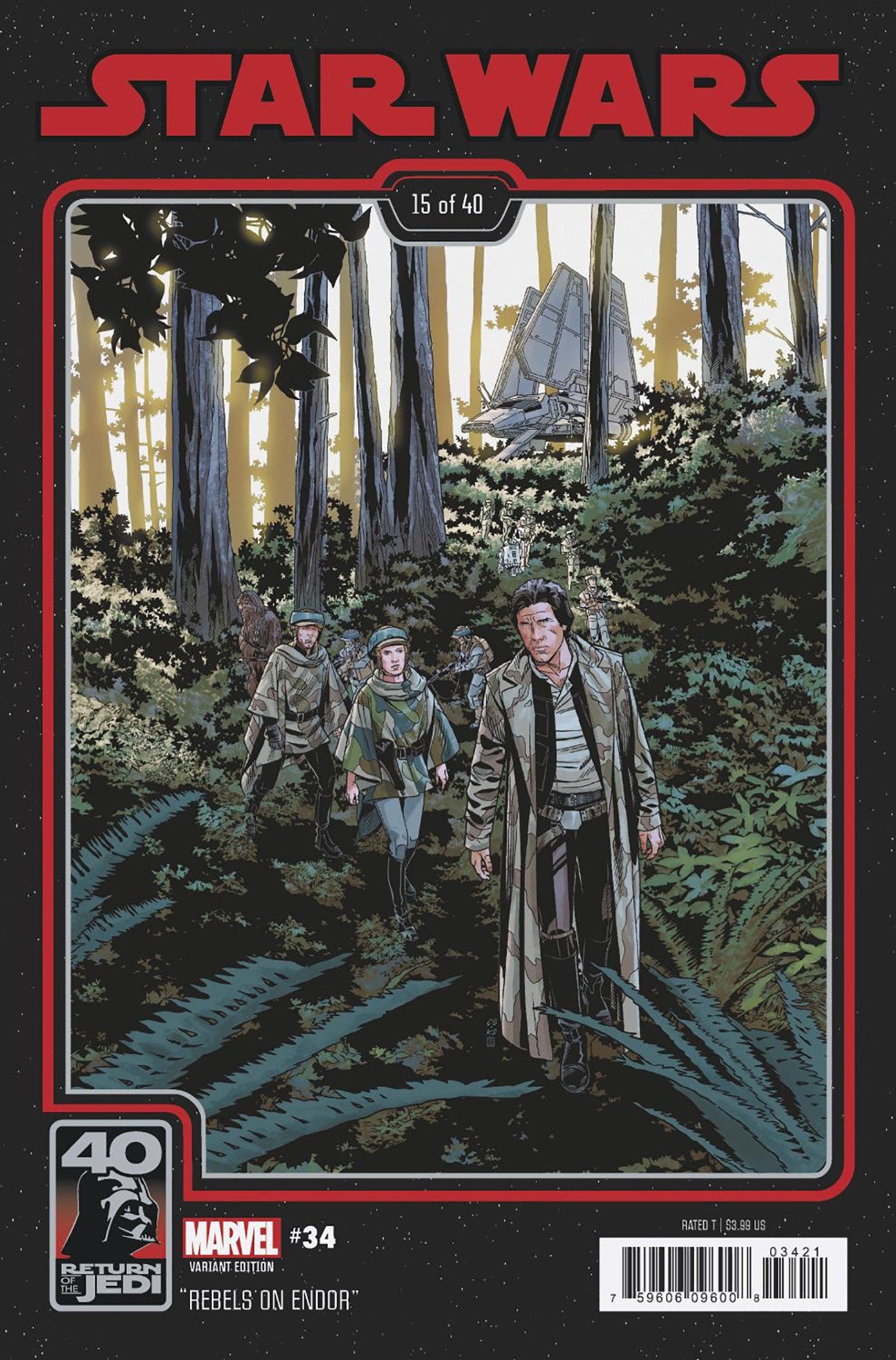 Star Wars 34 Chris Sprouse Return Of The Jedi 40th Anniversary Variant | Dragon's Lair Comics and Fantasy Houston TX