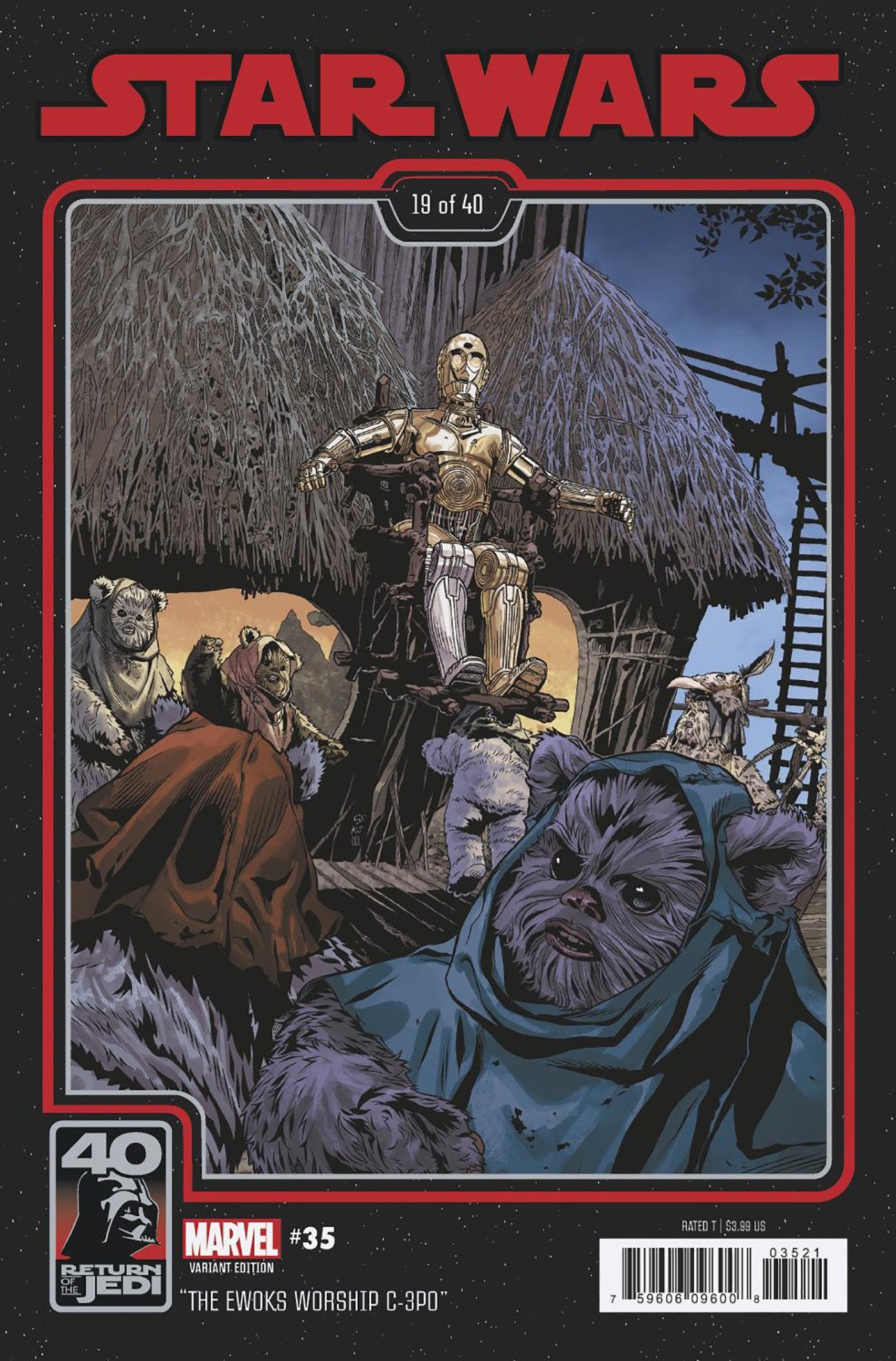 Star Wars 35 Chris Sprouse Return Of The Jedi 40th Anniversary Variant | Dragon's Lair Comics and Fantasy Houston TX