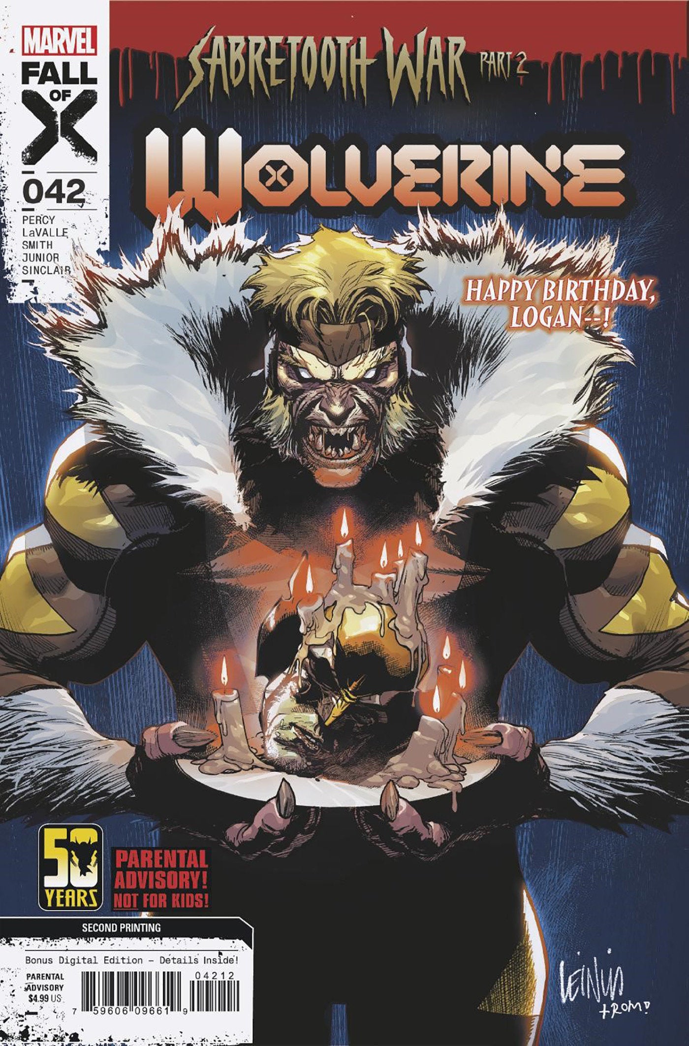 Wolverine #42 Leinil Yu 2nd Print Variant | Dragon's Lair Comics and Fantasy Houston TX