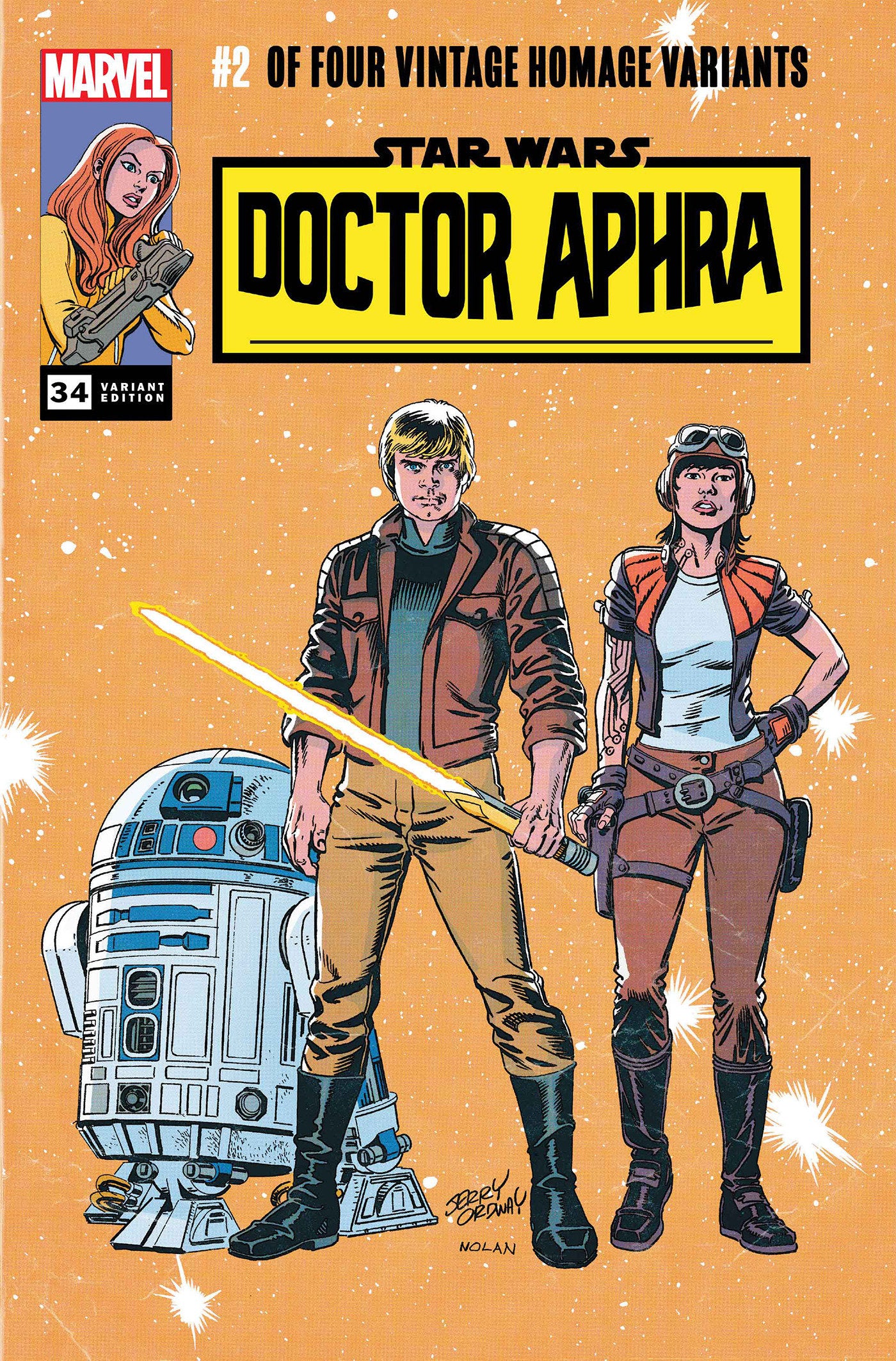 Star Wars: Doctor Aphra 34 Jerry Ordway Classic Trade Dress Variant | Dragon's Lair Comics and Fantasy Houston TX