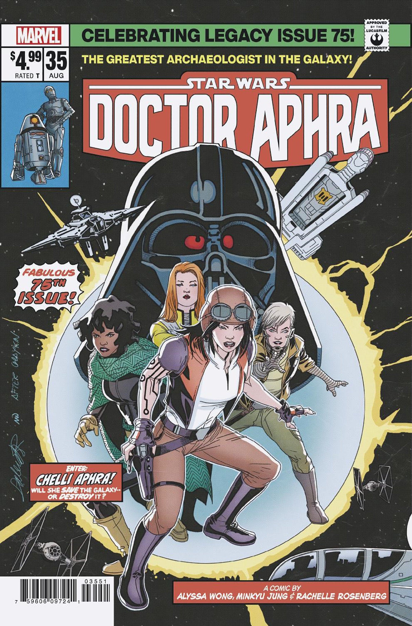 Star Wars: Doctor Aphra 35 Salvador Larroca Homage Variant [Dd] | Dragon's Lair Comics and Fantasy Houston TX