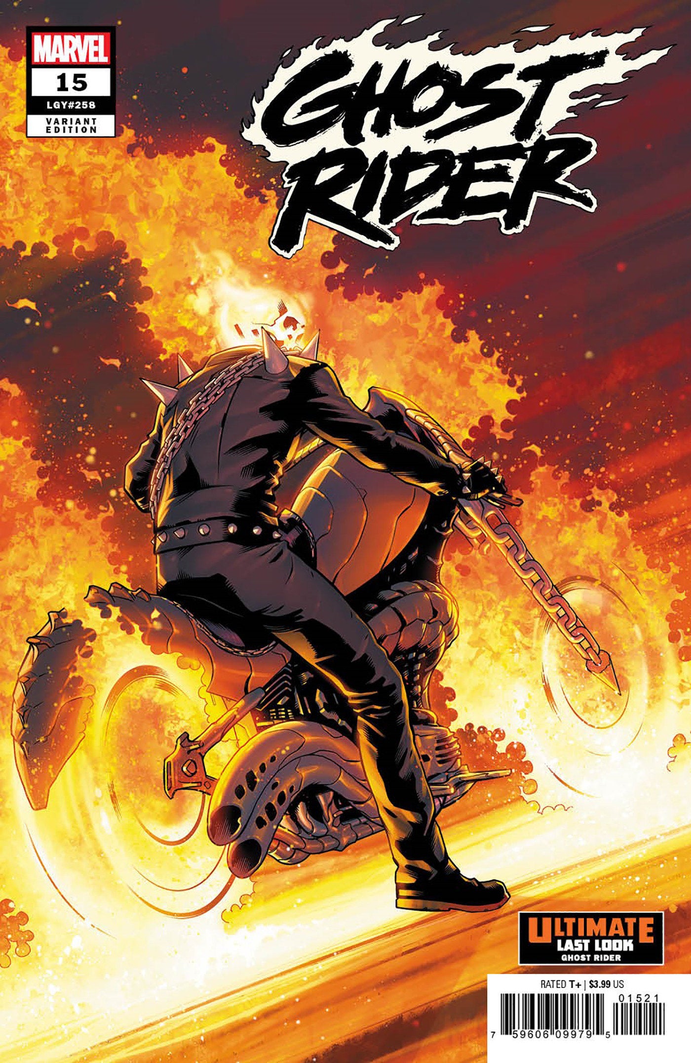 Ghost Rider 15 Juann Cabal Ultimate Last Look Variant | Dragon's Lair Comics and Fantasy Houston TX