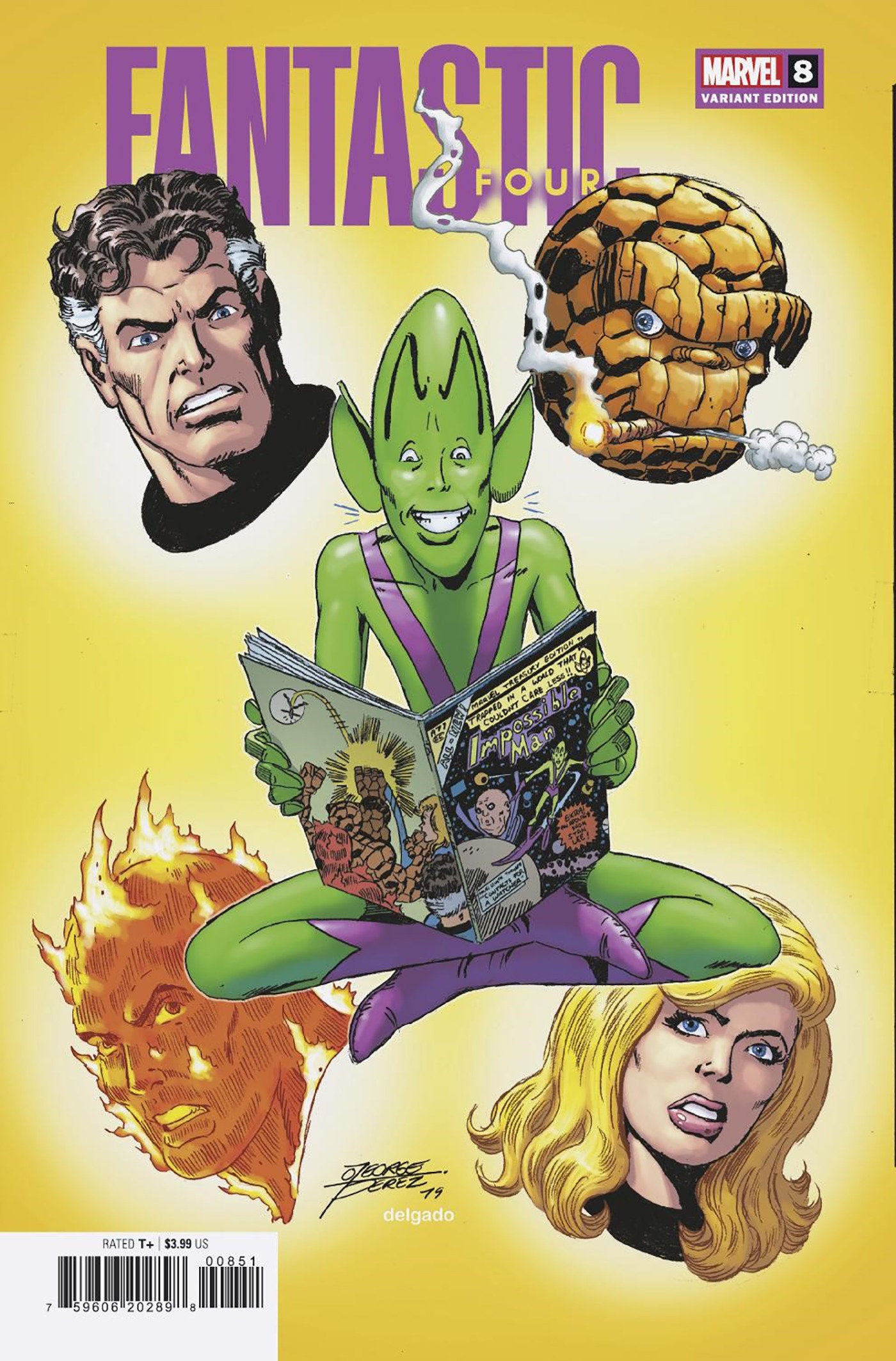 Fantastic Four 8 George Perez Variant | Dragon's Lair Comics and Fantasy Houston TX