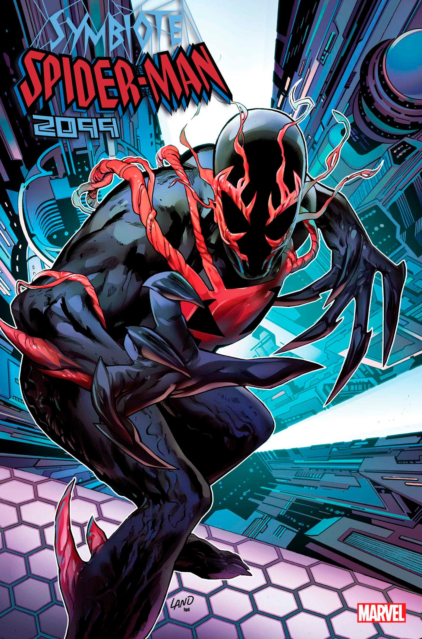 Symbiote Spider-Man 2099 #1 Greg Land Variant | Dragon's Lair Comics and Fantasy Houston TX