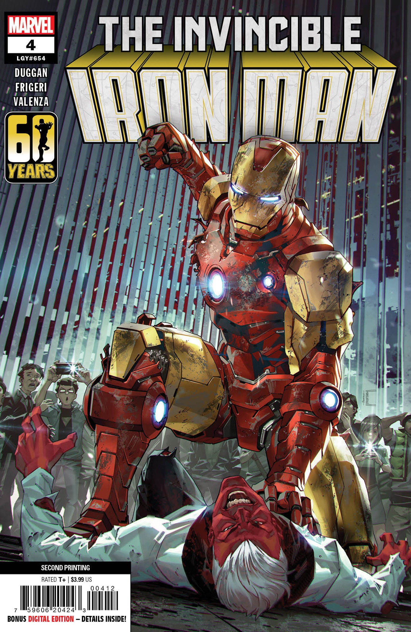 Invincible Iron Man 4 Kael Ngu 2nd Print Variant | Dragon's Lair Comics and Fantasy Houston TX