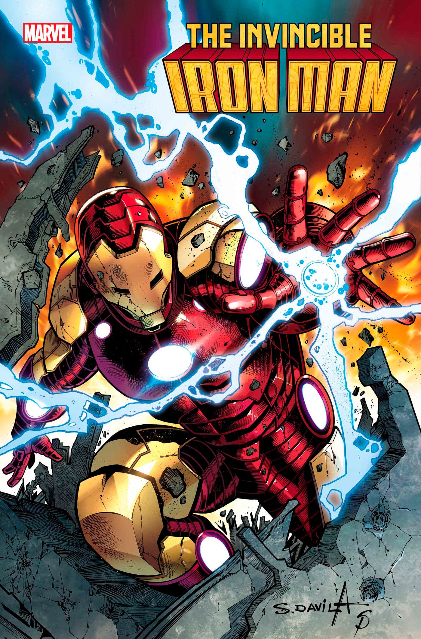 Invincible Iron Man 7 Sergio Davila Variant | Dragon's Lair Comics and Fantasy Houston TX