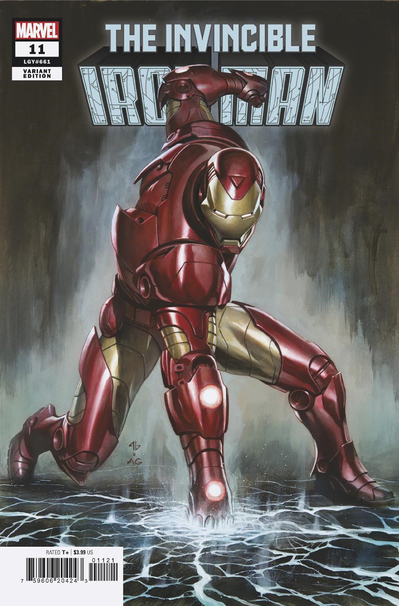 Invincible Iron Man 11 Adi Granov Homage Variant [Fall] | Dragon's Lair Comics and Fantasy Houston TX