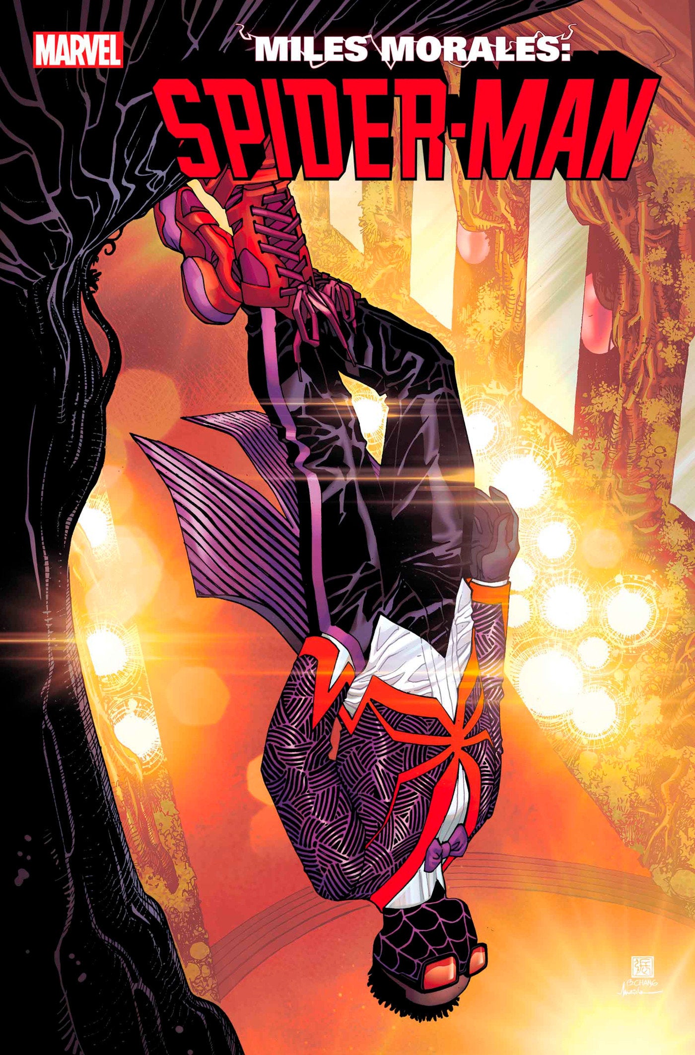 Miles Morales: Spider-Man 8 Bernard Chang Hellfire Gala Variant | Dragon's Lair Comics and Fantasy Houston TX