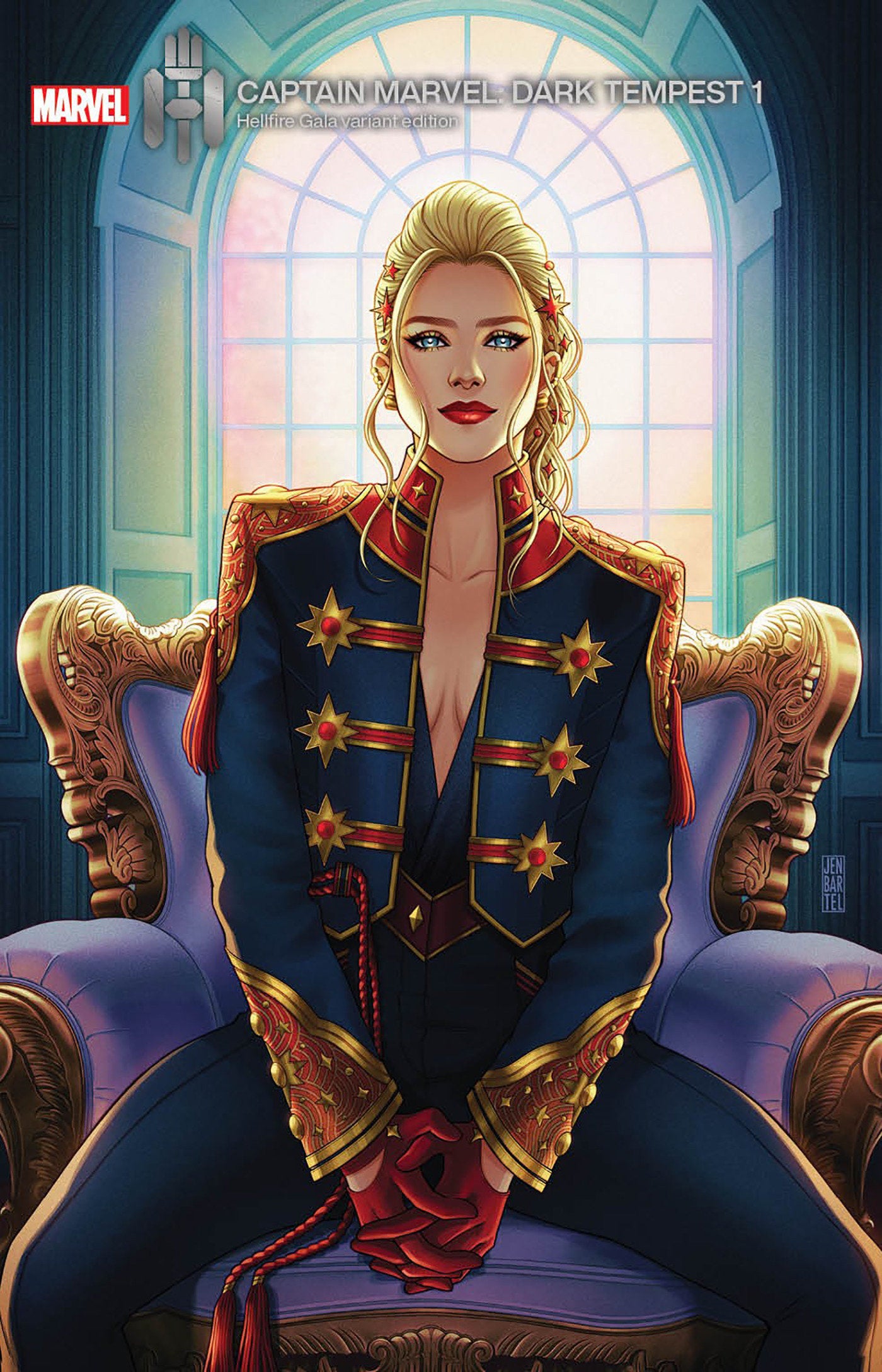 Captain Marvel: Dark Tempest 1 Jen Bartel Hellfire Gala Variant | Dragon's Lair Comics and Fantasy Houston TX