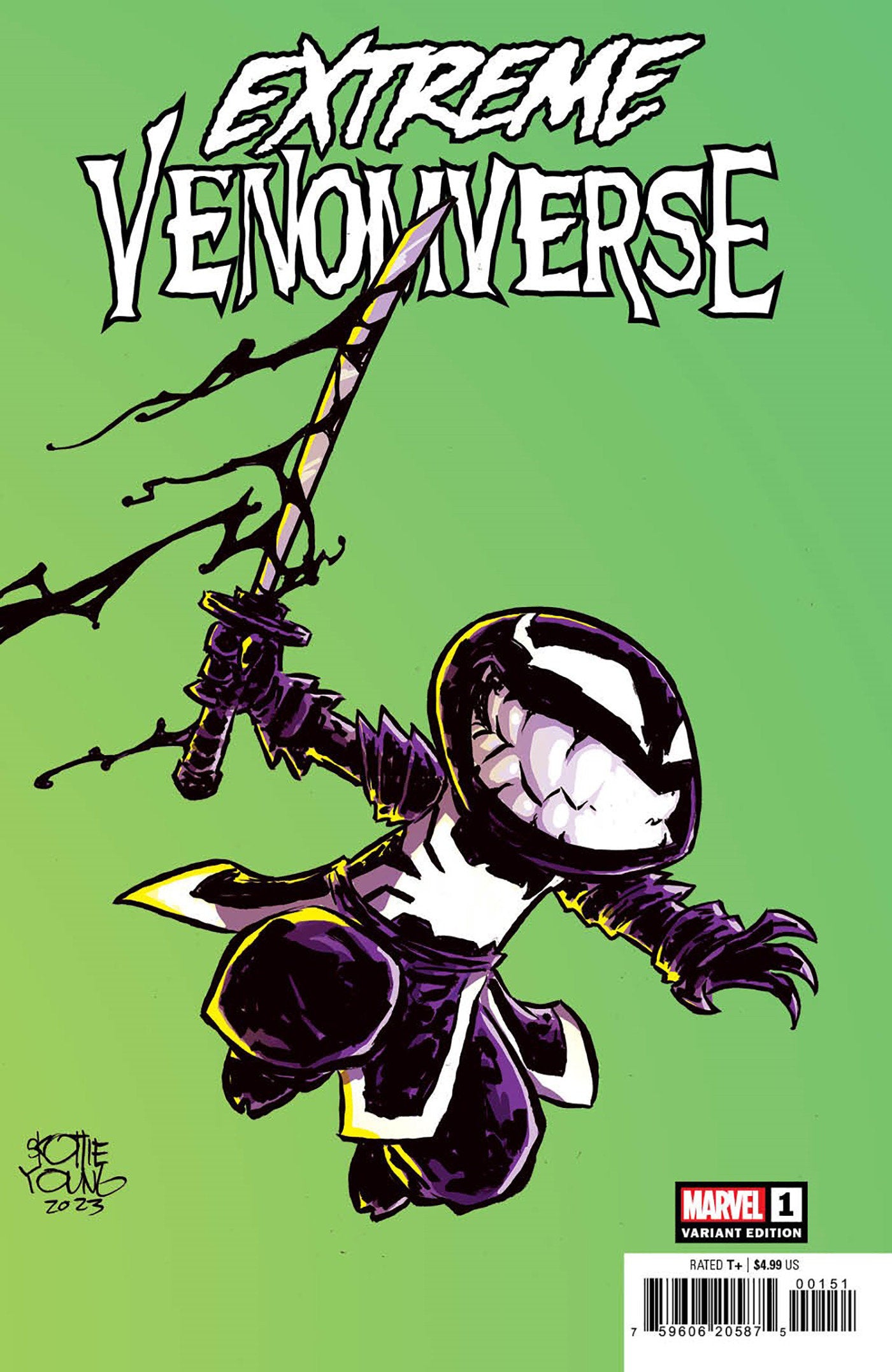 Extreme Venomverse 1 Skottie Young Variant | Dragon's Lair Comics and Fantasy Houston TX