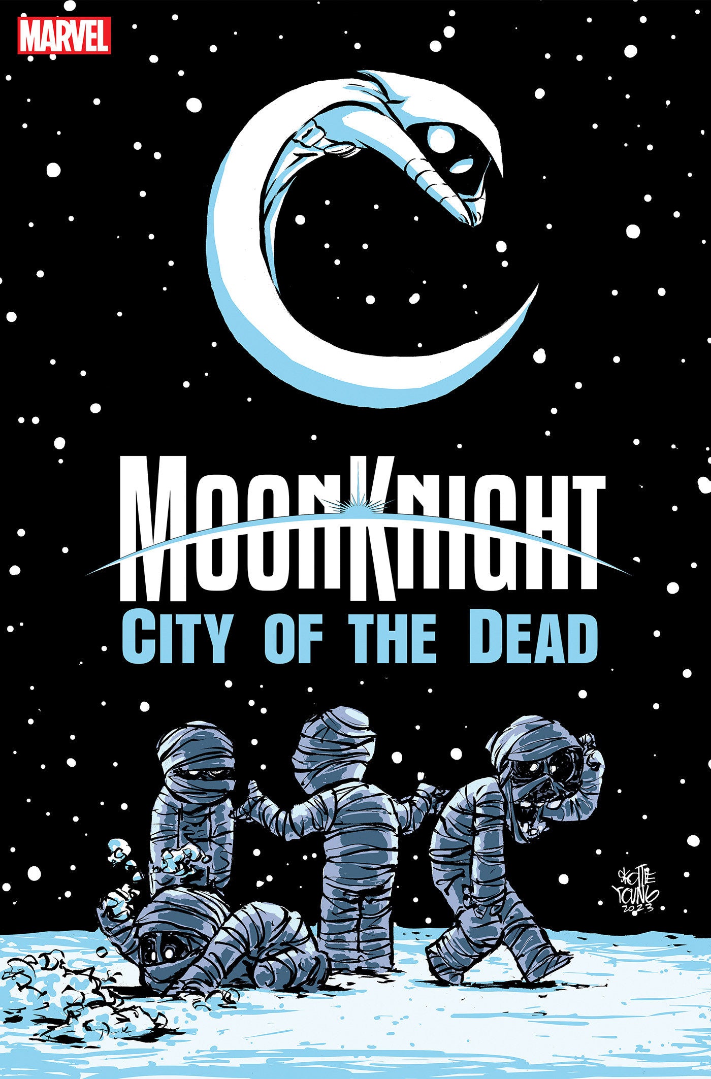 Moon Knight: City Of The Dead 1 Skottie Young Variant | Dragon's Lair Comics and Fantasy Houston TX