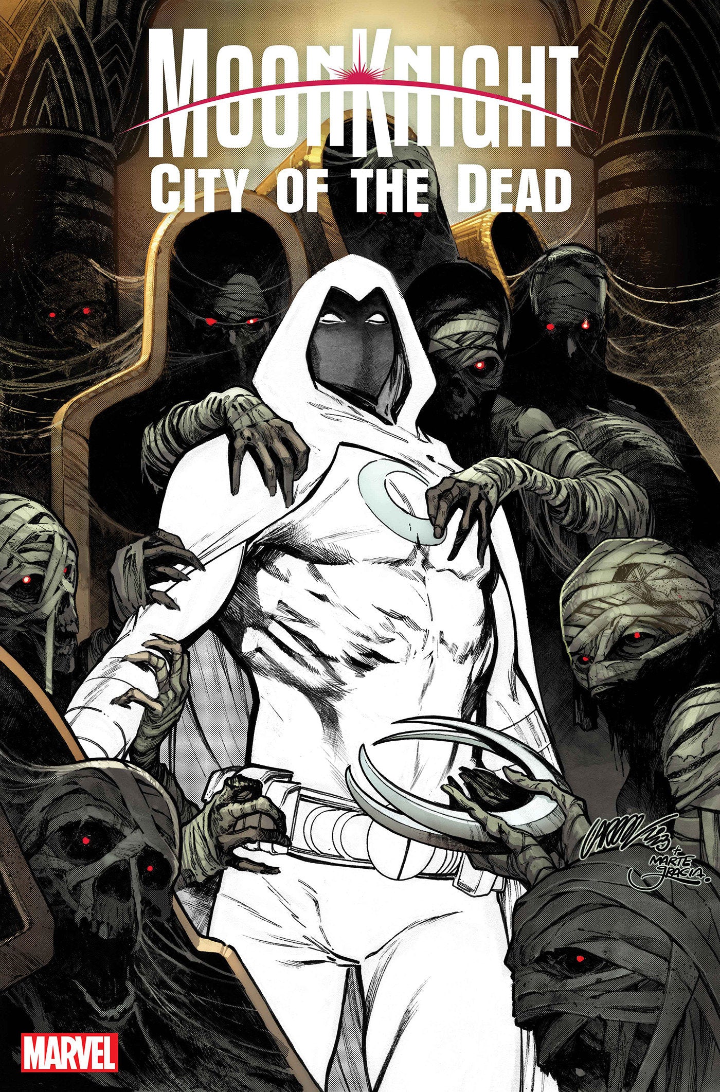 Moon Knight: City Of The Dead 1 Pepe Larraz Foil Variant | Dragon's Lair Comics and Fantasy Houston TX