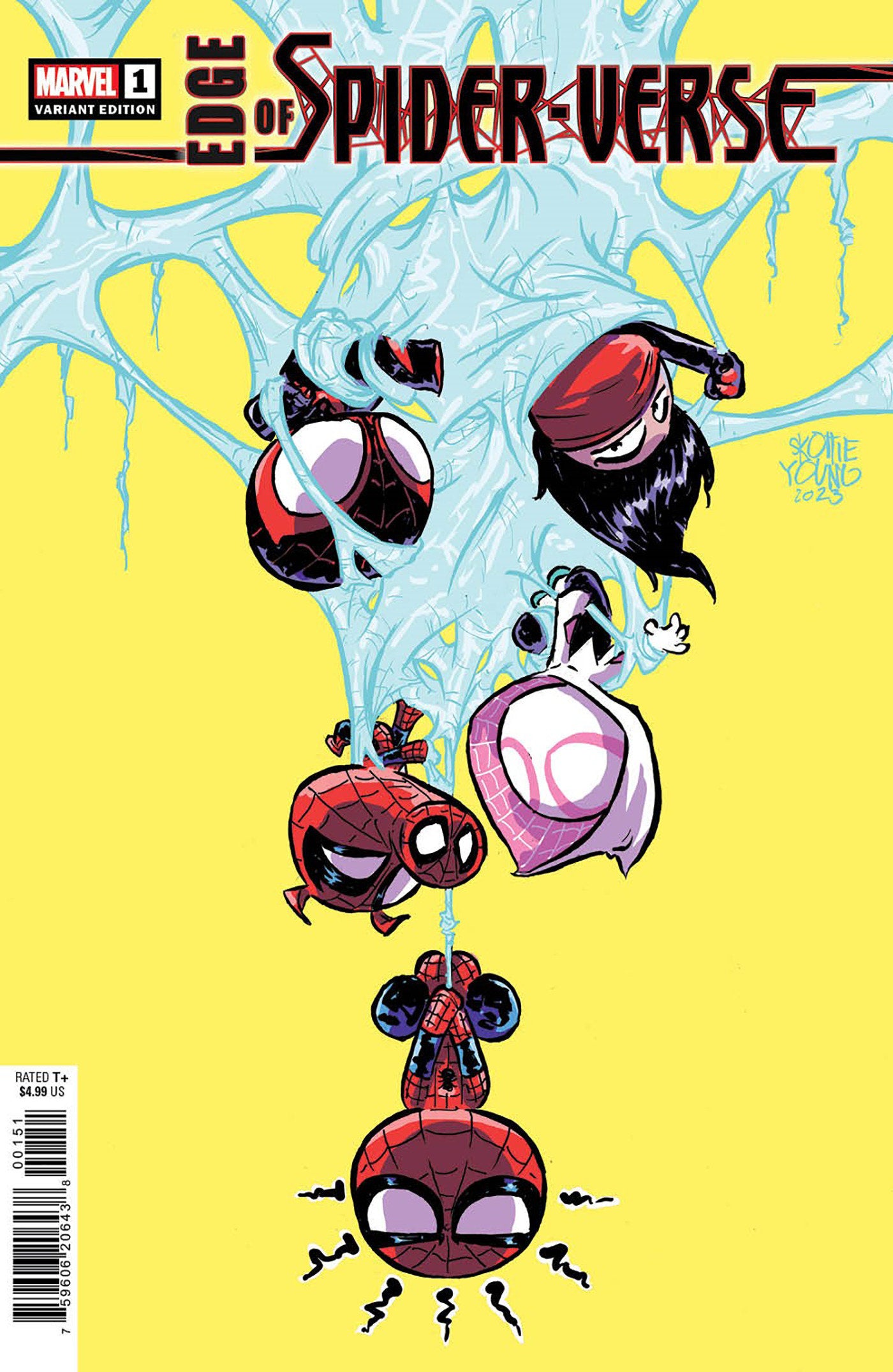 Edge Of Spider-Verse 1 Skottie Young Variant | Dragon's Lair Comics and Fantasy Houston TX