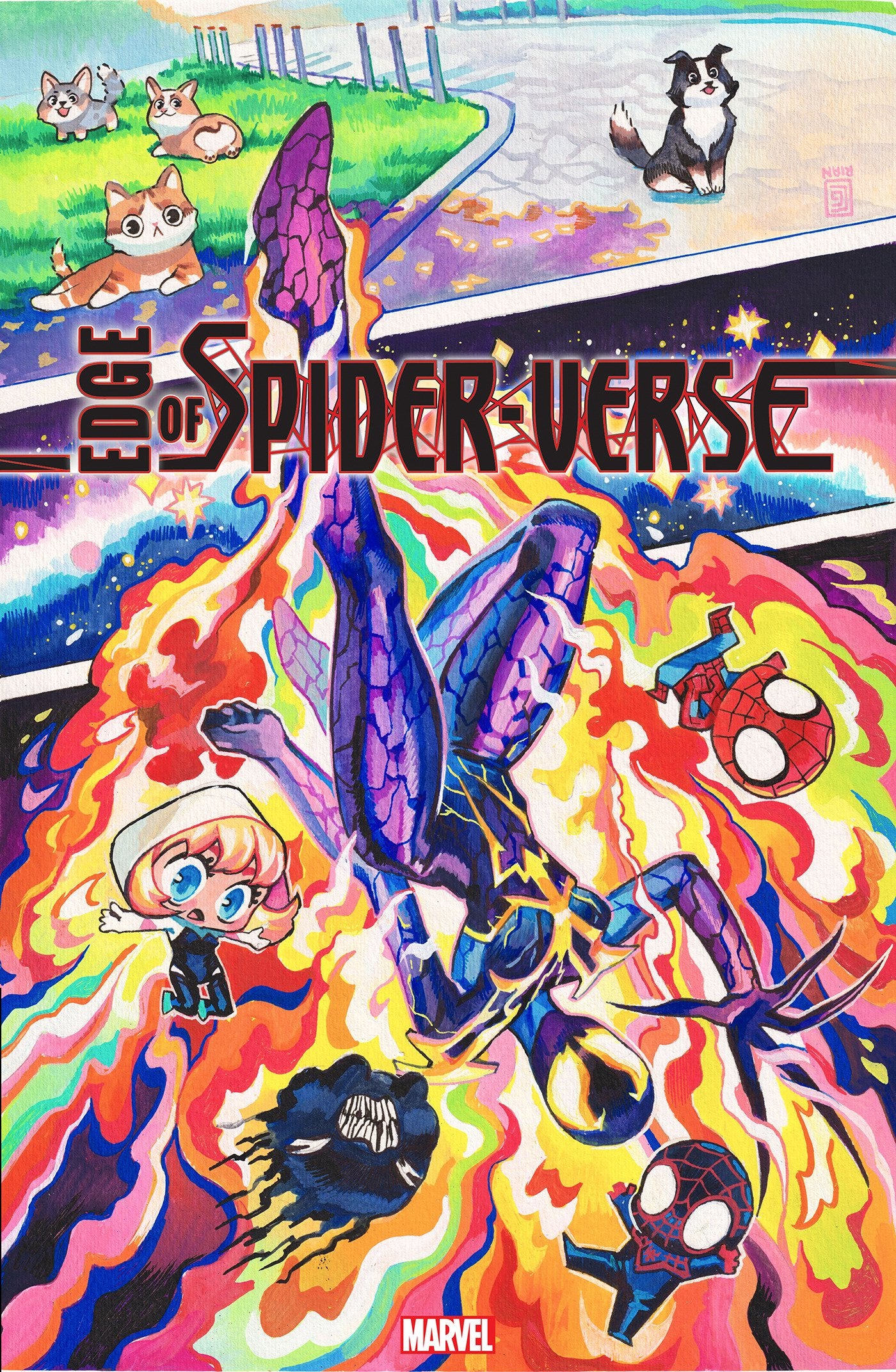 Edge Of Spider-Verse 4 Rian Gonzales Variant | Dragon's Lair Comics and Fantasy Houston TX