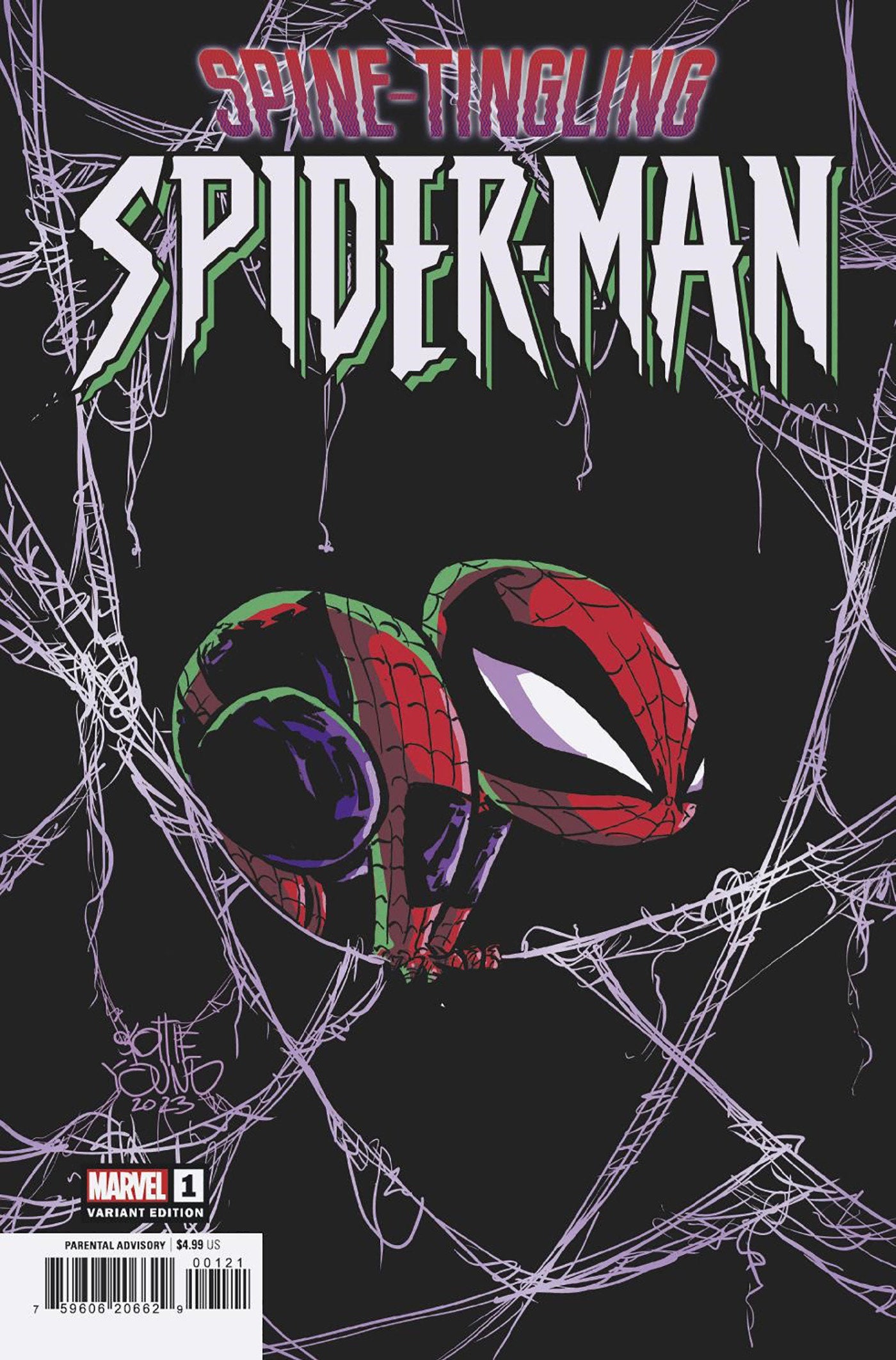 Spine-Tingling Spider-Man 1 Skottie Young Variant | Dragon's Lair Comics and Fantasy Houston TX