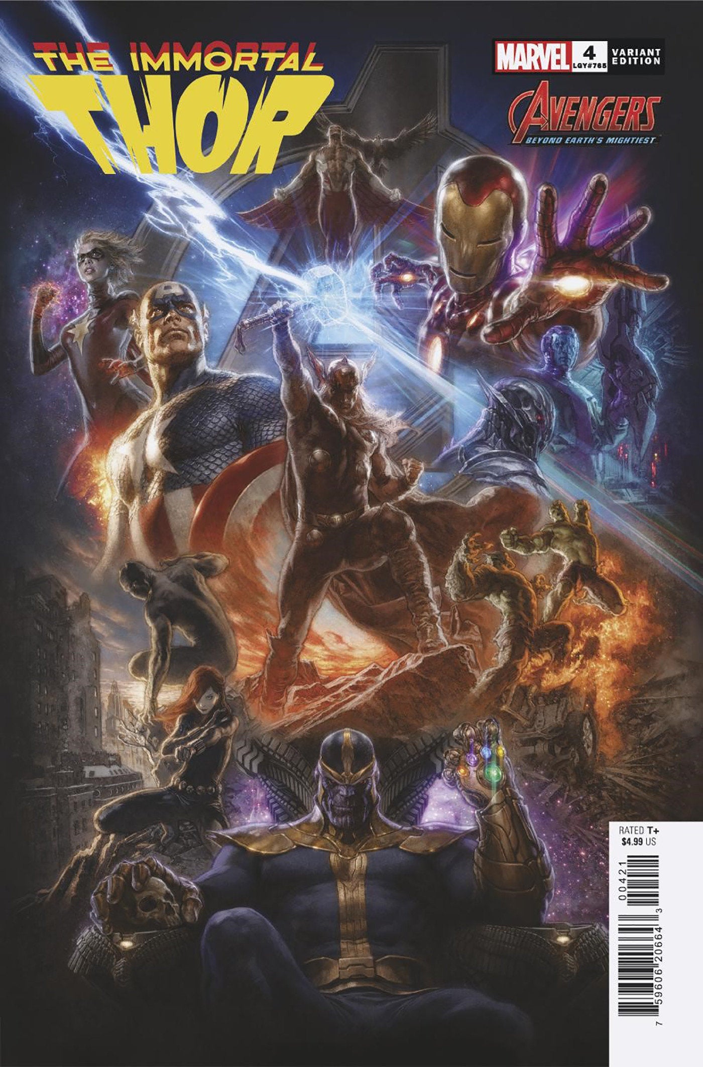 Immortal Thor 4 Mauro Cascioli Avengers 60th Variant | Dragon's Lair Comics and Fantasy Houston TX