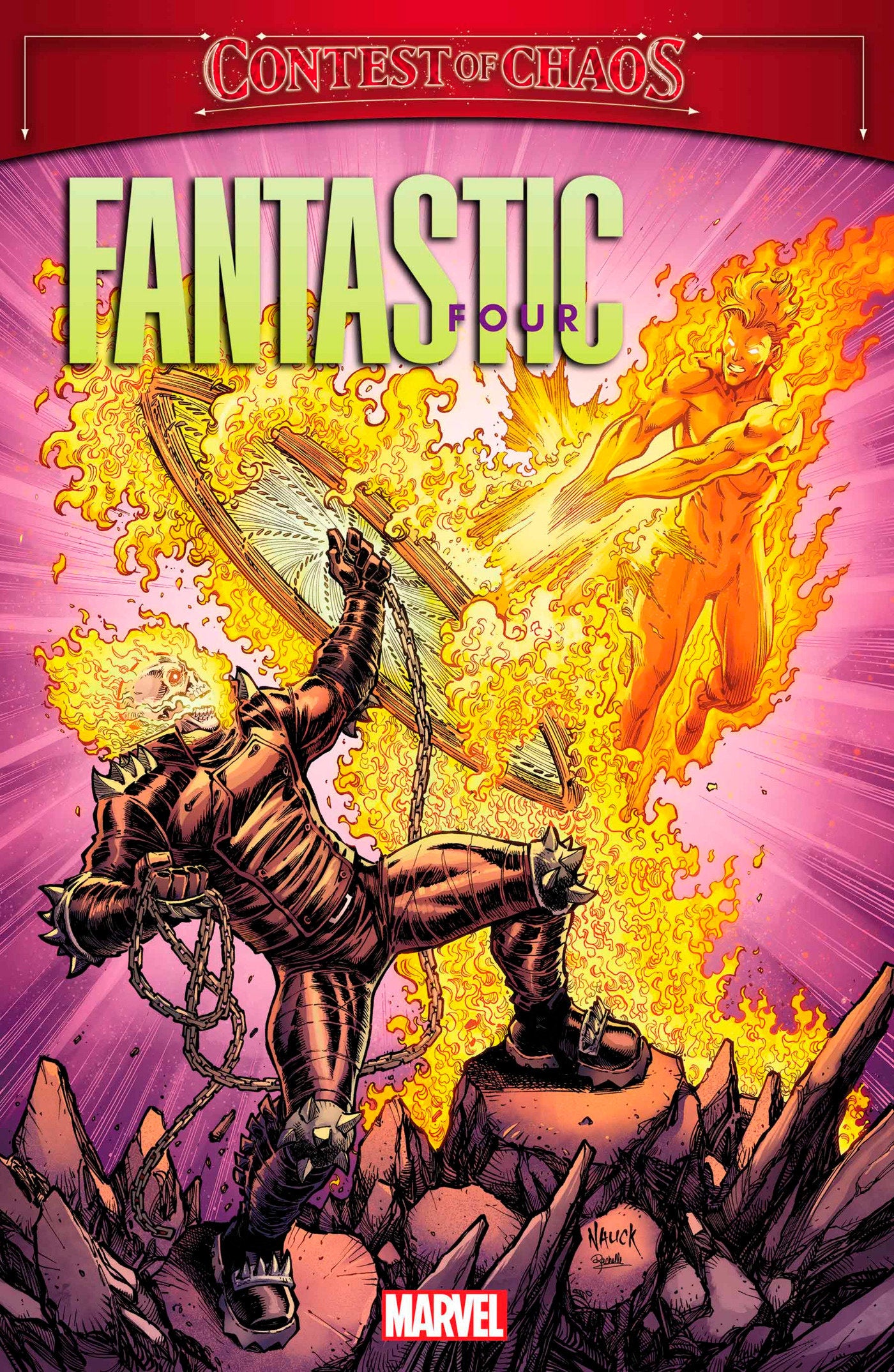 Fantastic Four Annual 1 Todd Nauck Variant [Chaos] | Dragon's Lair Comics and Fantasy Houston TX