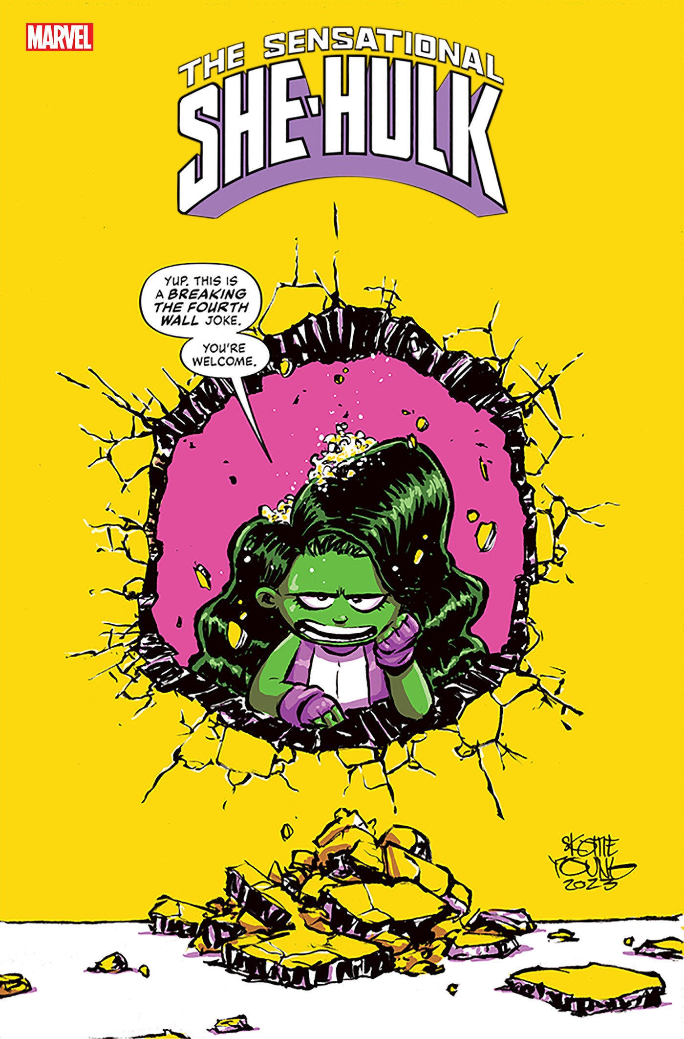 Sensational She-Hulk 1 Skottie Young Variant | Dragon's Lair Comics and Fantasy Houston TX