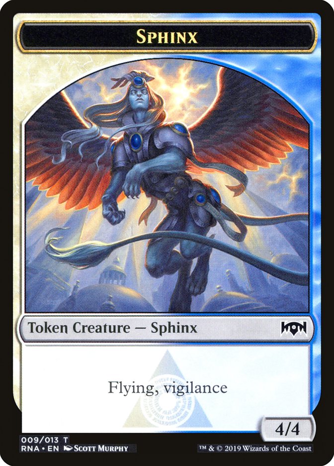 Sphinx Token [Ravnica Allegiance Tokens] | Dragon's Lair Comics and Fantasy Houston TX