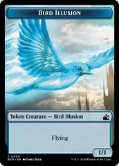 Goblin (0008) // Bird Illusion Double-Sided Token [Ravnica Remastered Tokens] | Dragon's Lair Comics and Fantasy Houston TX