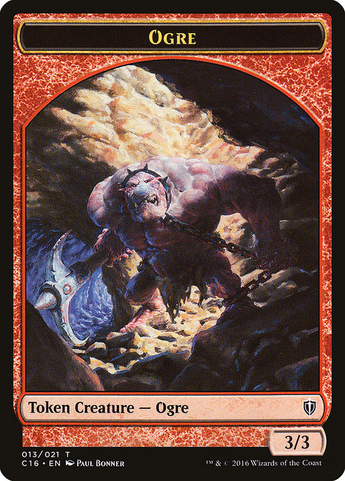 Ogre // Bird (007) Double-Sided Token [Commander 2016 Tokens] | Dragon's Lair Comics and Fantasy Houston TX