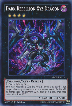 Dark Rebellion Xyz Dragon [NECH-EN053] Secret Rare | Dragon's Lair Comics and Fantasy Houston TX