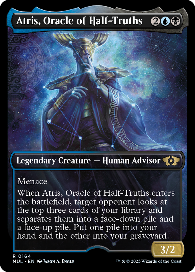 Atris, Oracle of Half-Truths (Halo Foil) [Multiverse Legends] | Dragon's Lair Comics and Fantasy Houston TX