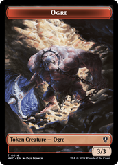 Soldier // Ogre Double-Sided Token [Murders at Karlov Manor Commander Tokens] | Dragon's Lair Comics and Fantasy Houston TX