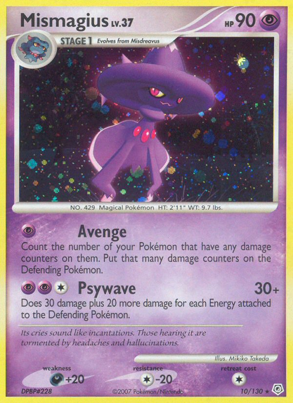 Mismagius (10/130) [Diamond & Pearl: Base Set] | Dragon's Lair Comics and Fantasy Houston TX