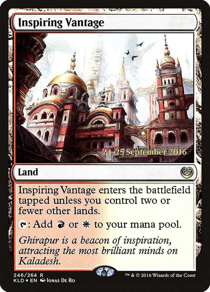 Inspiring Vantage [Kaladesh Prerelease Promos] | Dragon's Lair Comics and Fantasy Houston TX