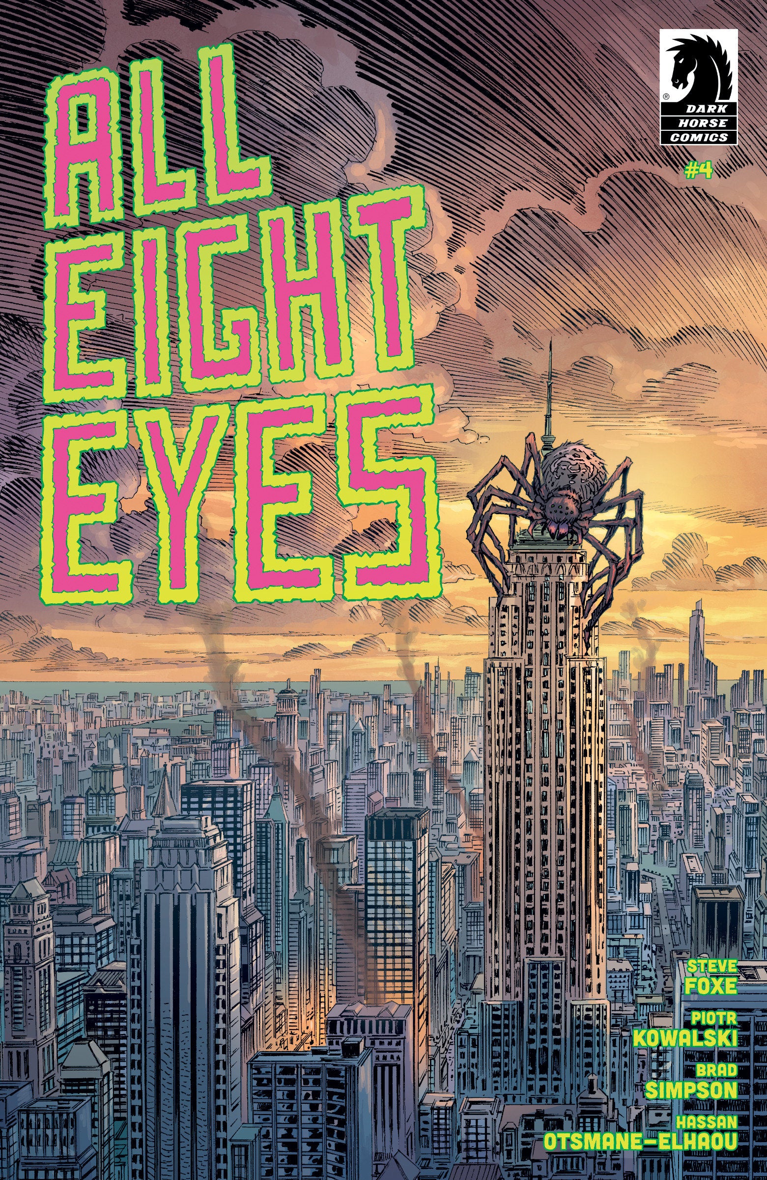 All Eight Eyes #4 (Cover A) (Piotr Kowalswki) | Dragon's Lair Comics and Fantasy Houston TX