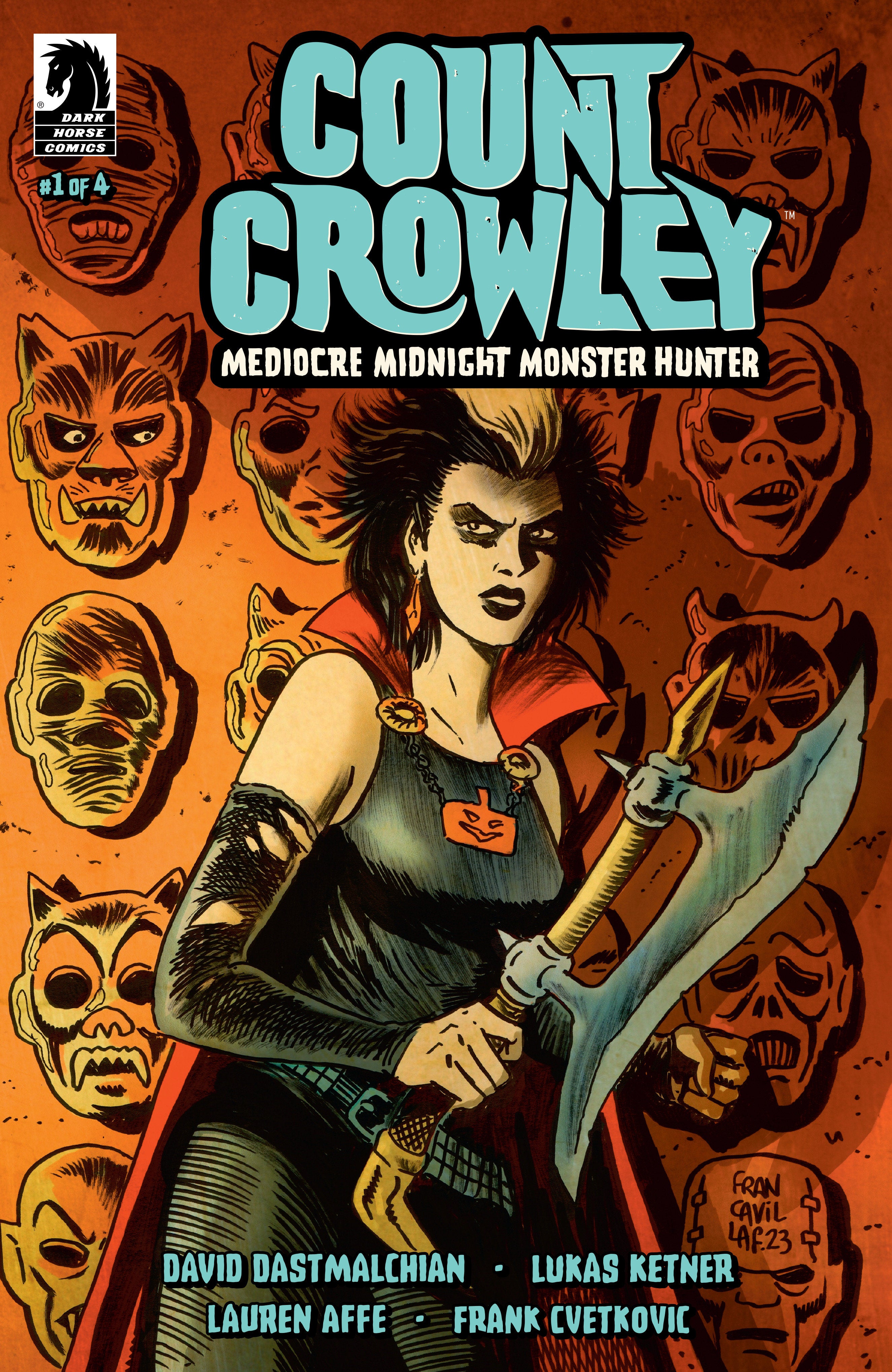 Count Crowley: Mediocre Midnight Monster Hunter #1 (Cover B) (Francesco Francavilla) | Dragon's Lair Comics and Fantasy Houston TX