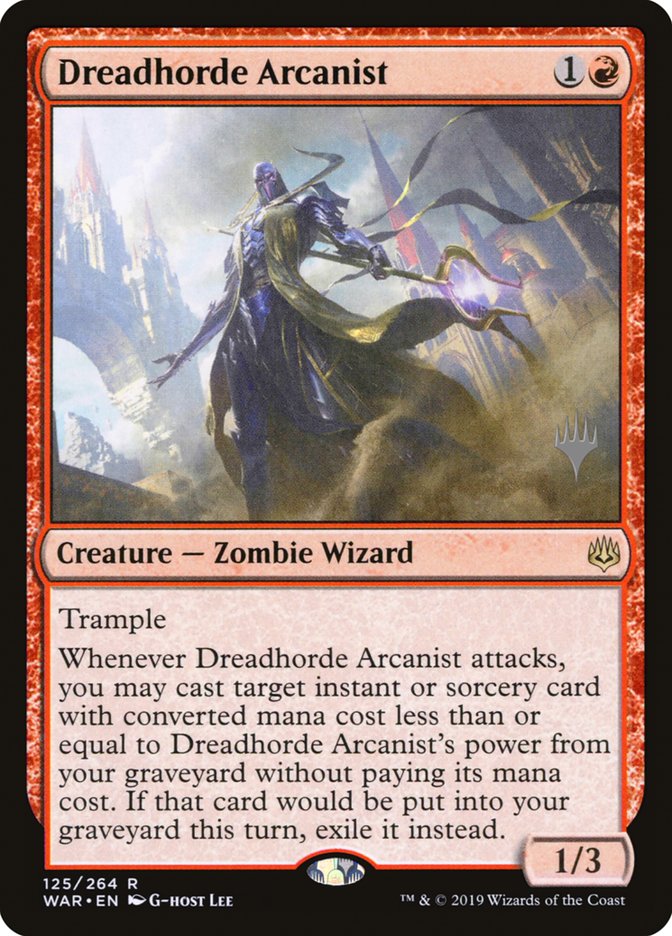 Dreadhorde Arcanist (Promo Pack) [War of the Spark Promos] | Dragon's Lair Comics and Fantasy Houston TX