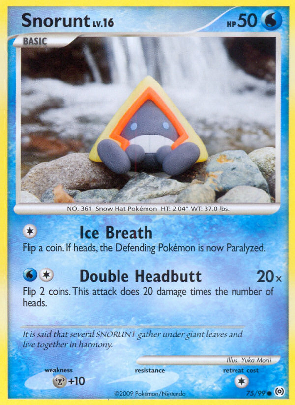 Snorunt (75/99) [Platinum: Arceus] | Dragon's Lair Comics and Fantasy Houston TX