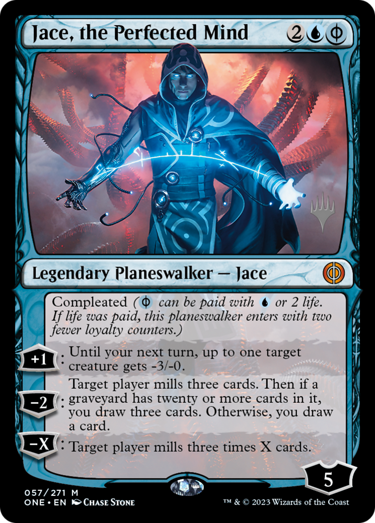 Jace, the Perfected Mind (Promo Pack) [Phyrexia: All Will Be One Promos] | Dragon's Lair Comics and Fantasy Houston TX