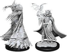 Wizkids Pathfinder Deep Cuts Unpainted Miniatures: W12 Cultist & Devil | Dragon's Lair Comics and Fantasy Houston TX