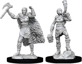 Wizkids Dungeons and Dragons Nolzur`s Marvelous Unpainted Miniatures: W12 Female Human Barbarian | Dragon's Lair Comics and Fantasy Houston TX