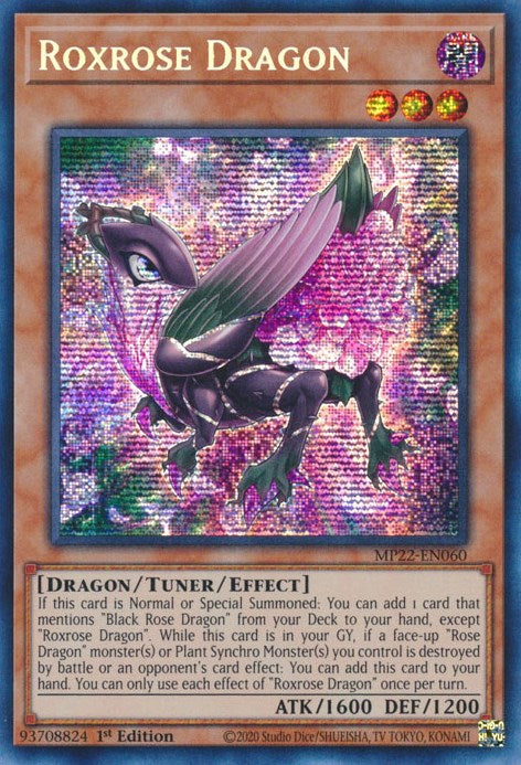 Roxrose Dragon [MP22-EN060] Prismatic Secret Rare | Dragon's Lair Comics and Fantasy Houston TX