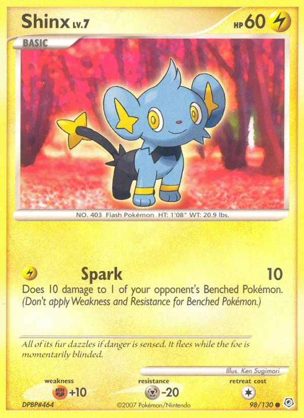 Shinx (98/130) [Diamond & Pearl: Base Set] | Dragon's Lair Comics and Fantasy Houston TX