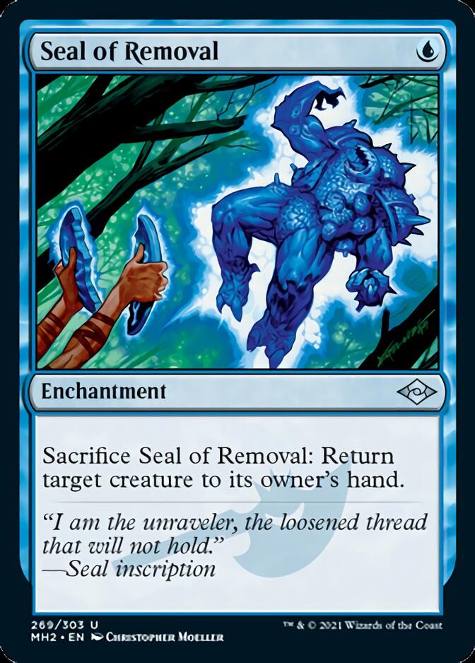 Seal of Removal (Foil Etched) [Modern Horizons 2] | Dragon's Lair Comics and Fantasy Houston TX