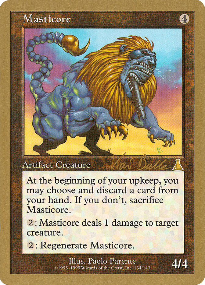 Masticore (Kai Budde) [World Championship Decks 1999] | Dragon's Lair Comics and Fantasy Houston TX