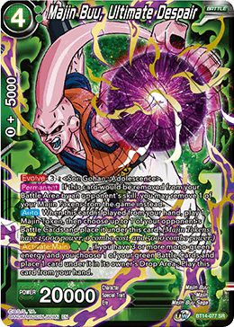 Majin Buu, Ultimate Despair (BT14-077) [Cross Spirits] | Dragon's Lair Comics and Fantasy Houston TX