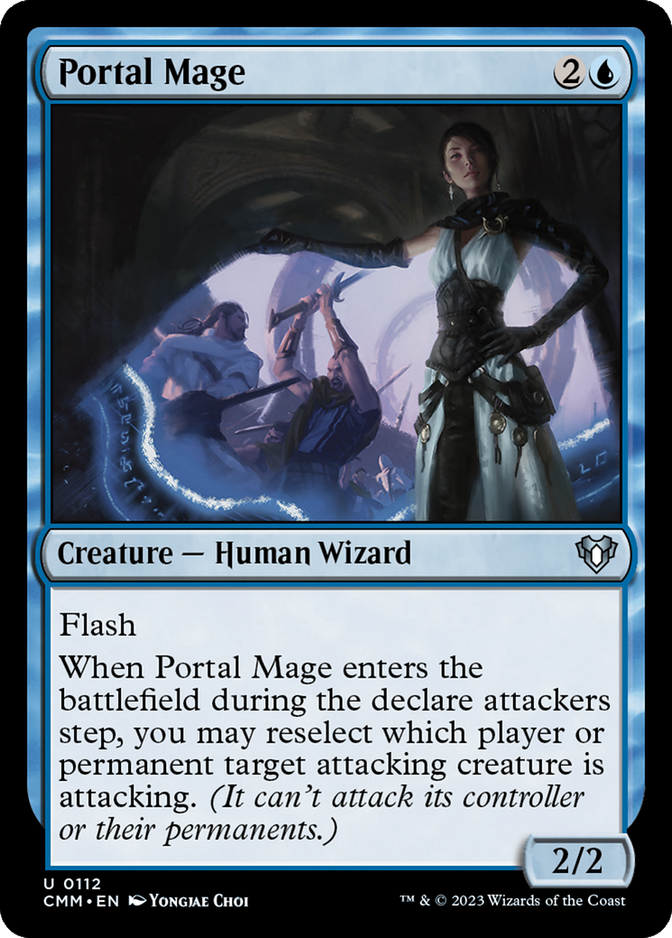 Portal Mage [Commander Masters] | Dragon's Lair Comics and Fantasy Houston TX